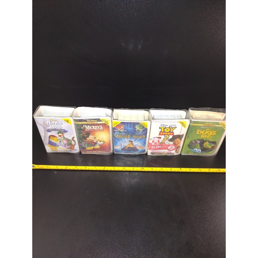 McDonalds Walt Disney Masterpiece Collection Happy Meal VHS Toys Lot of 5 ,1995